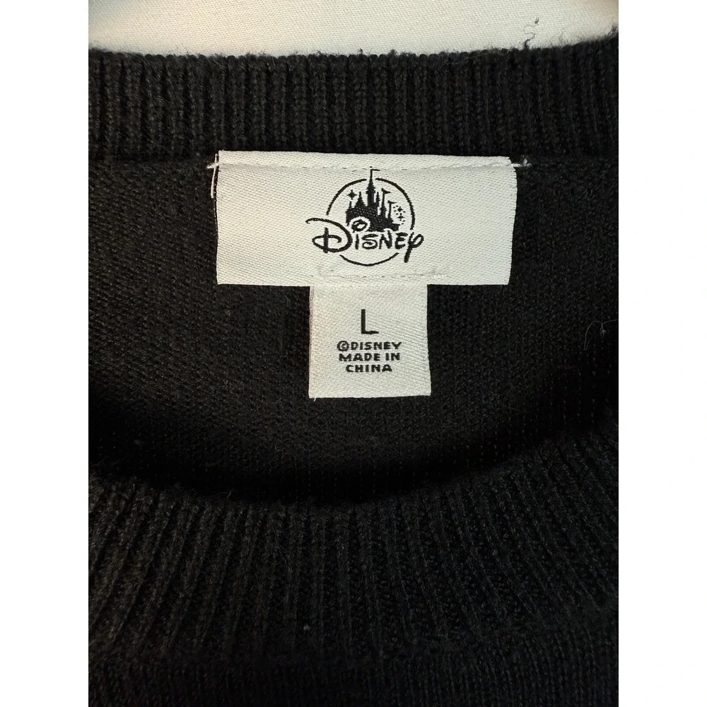 Disney‎ Classic Mickey Mouse Walt Disney World Graphic Knit Sweater Youth Large